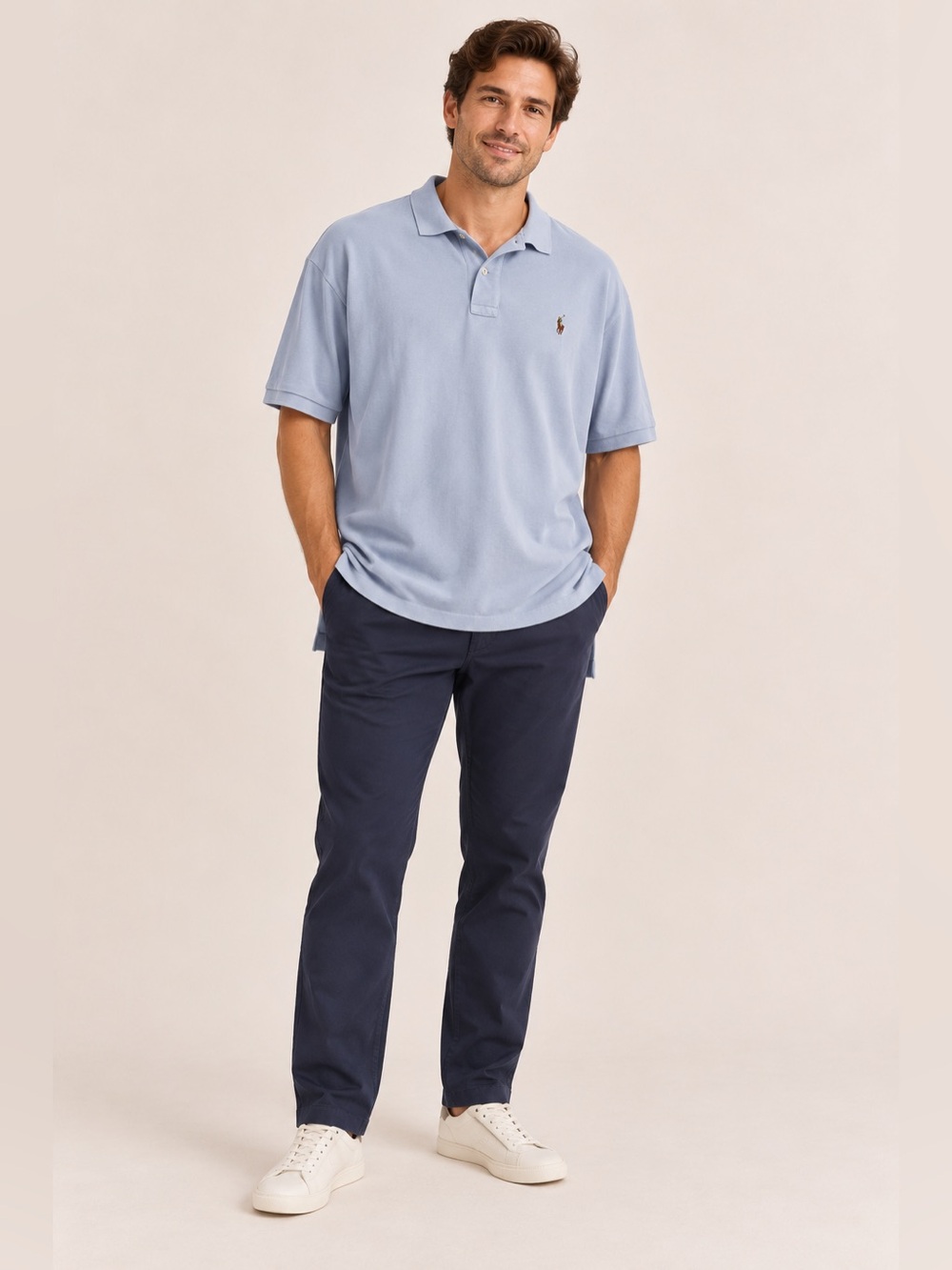 Polo Ralph Lauren Men’s Light Blue Short Sleeve Polo Shirt XXL